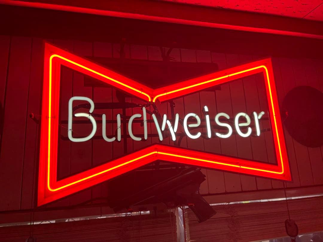 1989s Budweiser ネオン・サイン　製