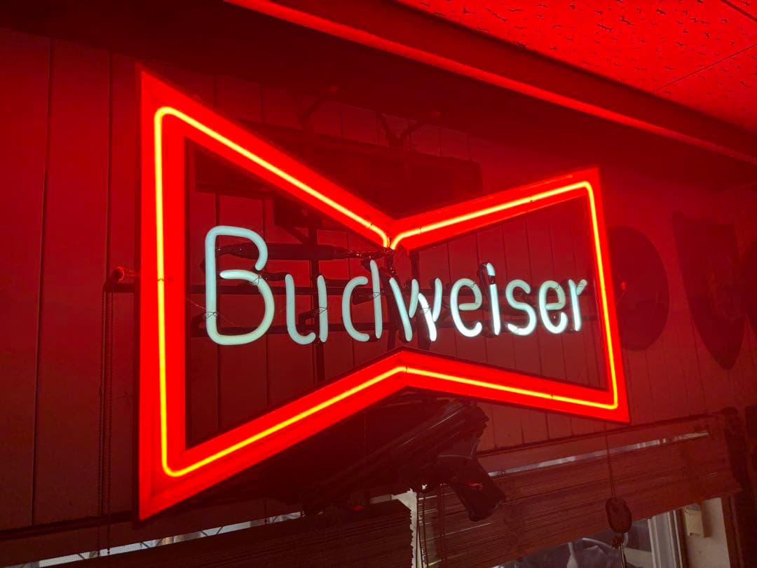 1989s Budweiser ネオン・サイン　製