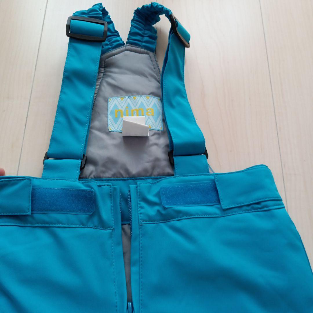 新品　未使用　nima 幾何学模様 ジャケット＆パンツ　スキーウエア　100㌢