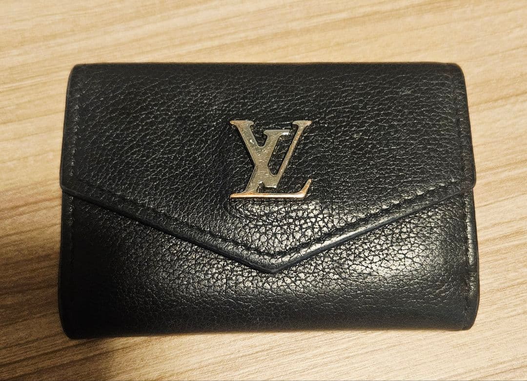 LOUIS VUITTON　ポルトフォイユ ロックミニ ノワール 三つ折り長財布