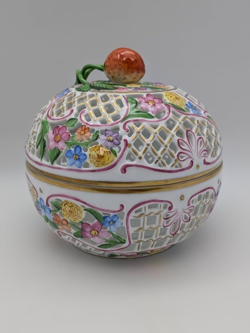 #15291　美品 ヘレンド ファンタジー シリーズ ボンボニエール