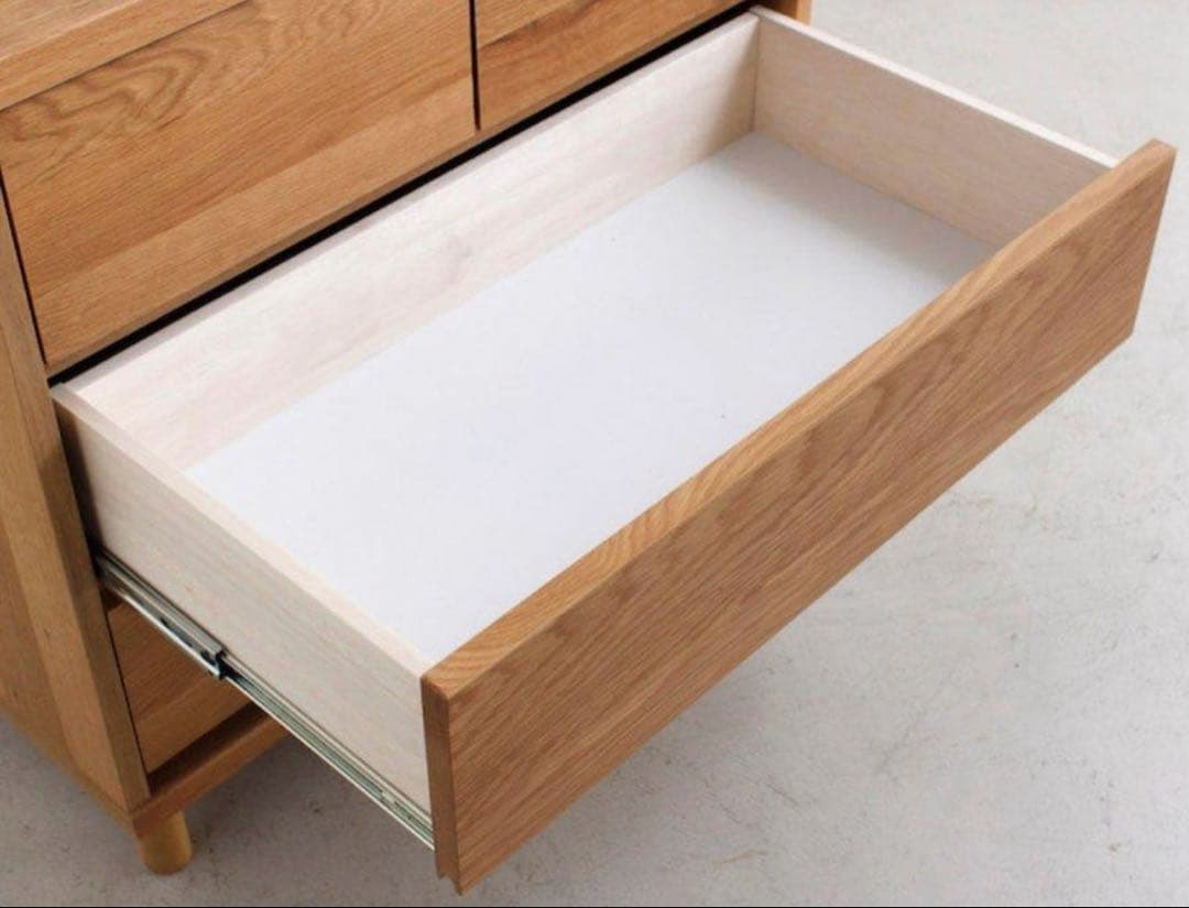 日本製 OCTA オクタ ローチェスト 幅約75センチ 北欧調