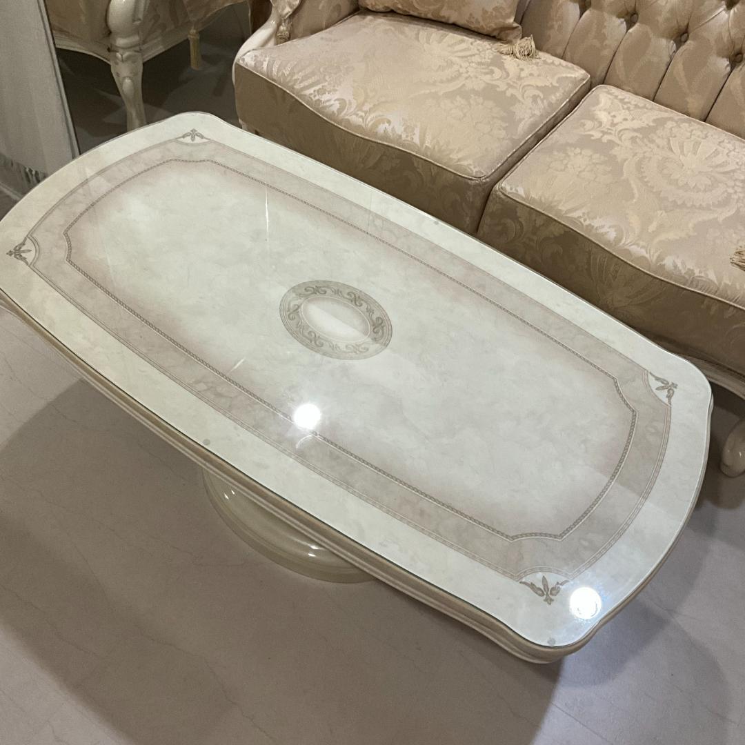 大阪市内配送無料 イタリア製 モレロ・ジャンパウロ 高級ローテーブル ロココ調