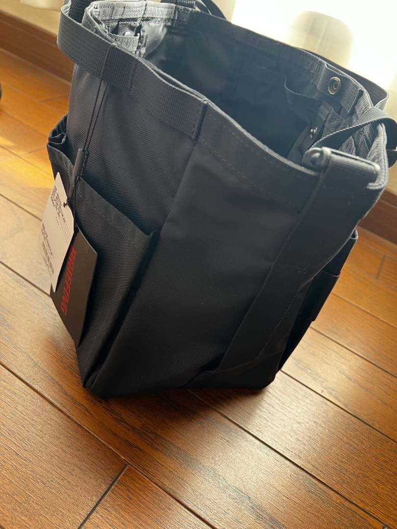 【BRIEFING】新品未使用　ブラックナイロントートバッグ