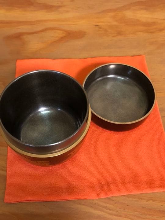 ナツメ 輪島塗 茶平一斎 遠山利休棗 蒔絵 箱付き