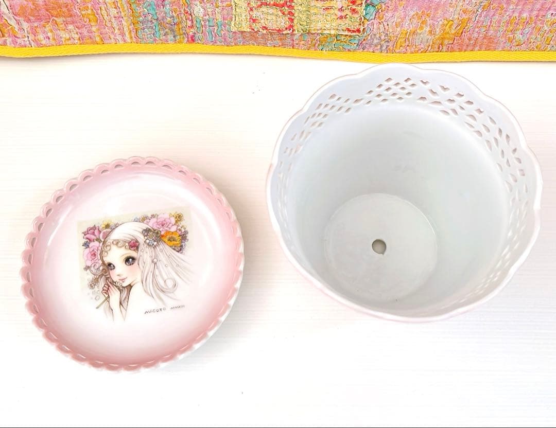 マコトクチュール 高橋真琴 陶器 時計 カップ 皿 鉢カバー アナスイ 8点