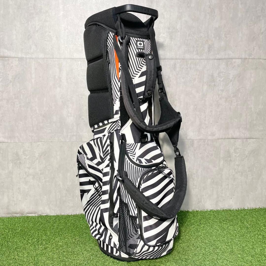 オジオ OGIO キャディバッグ ゼブラ柄 軽量 スタンド式 スプラッシュ柄