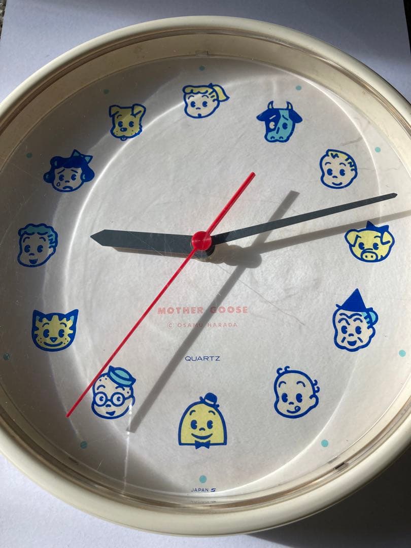 ハラダオサム　マザーグース　時計