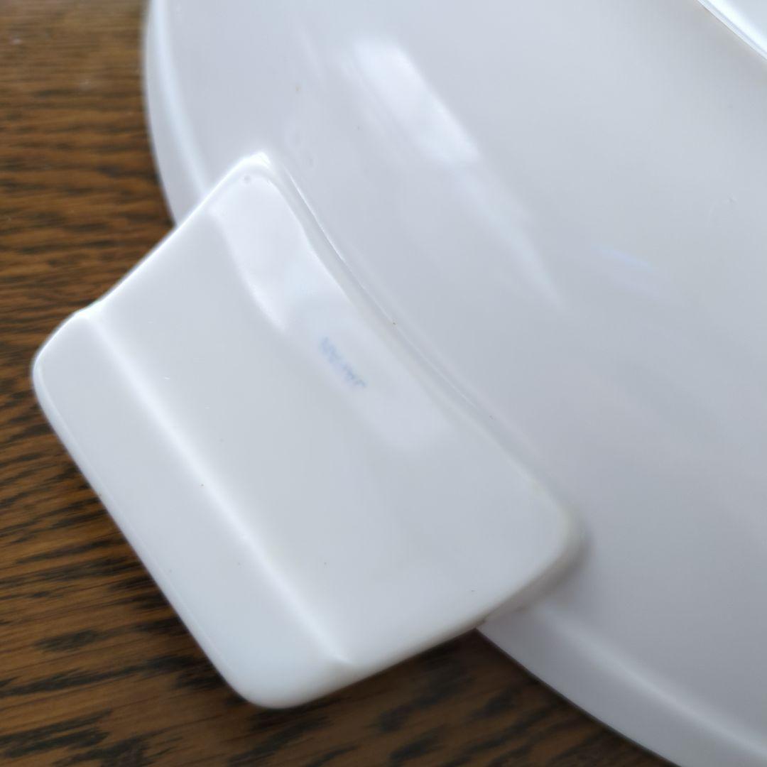 ノリタケチャイナ　北欧柄　progession 　レトロ陶器キャセロール鍋