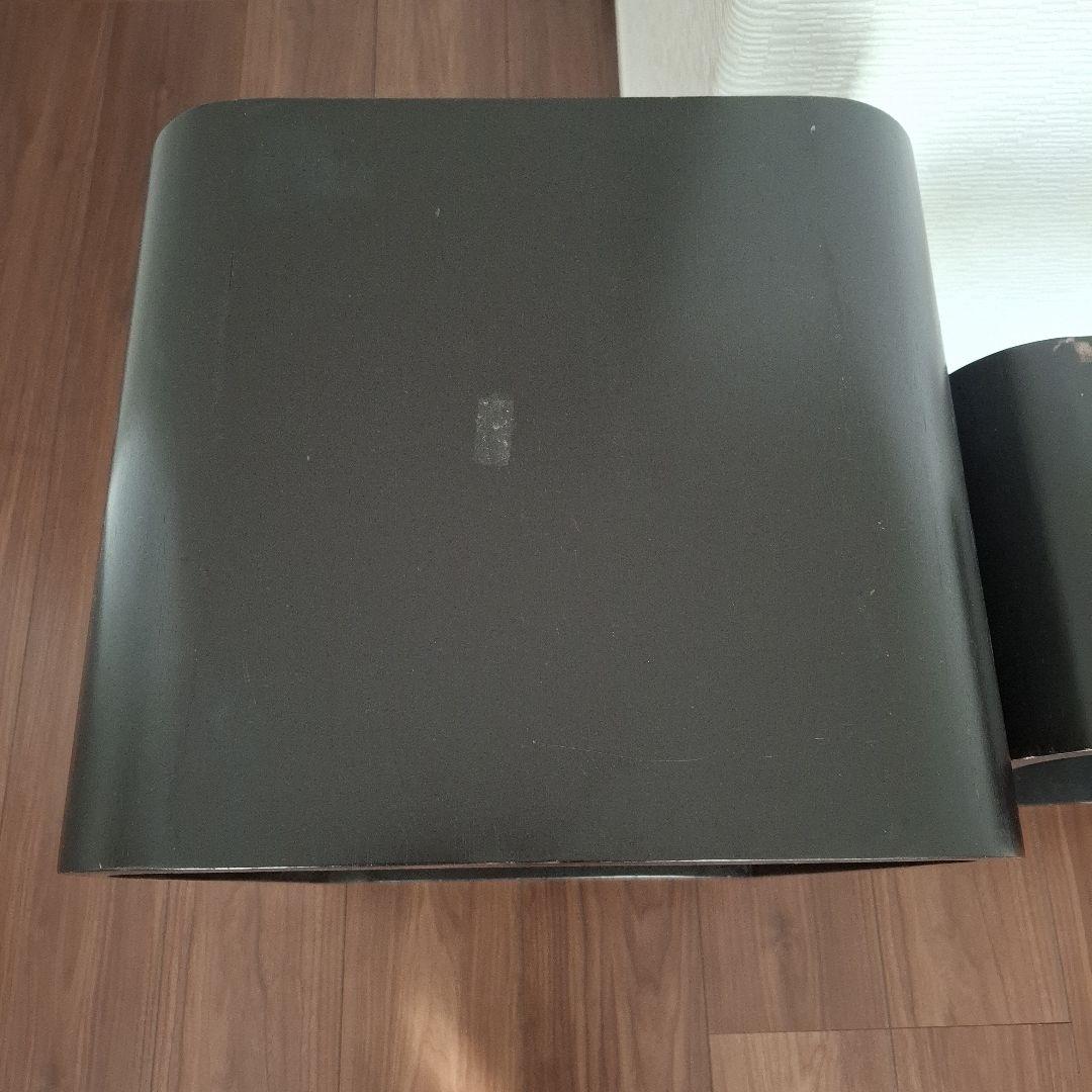 黒い木製収納ラック　ブーム　メトロ　キューブ　シェルフ