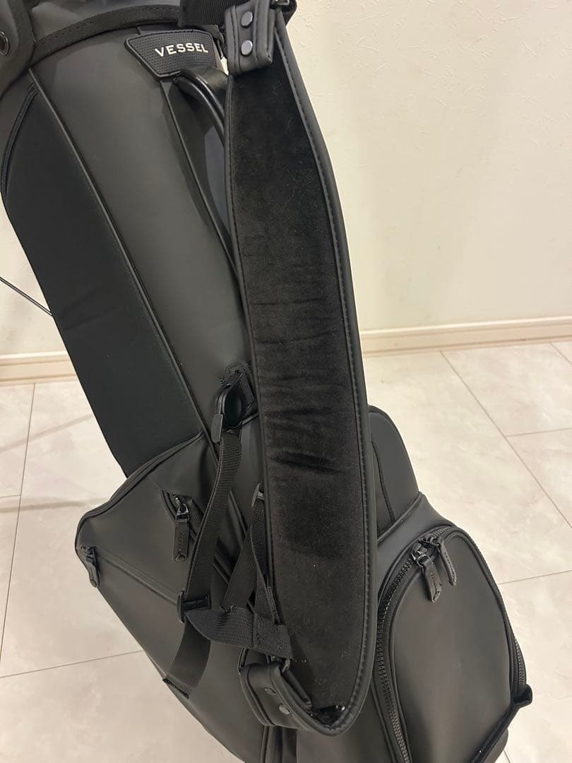 極美品　VESSEL ベゼル　スタンド　キャディバッグ　ブラック
