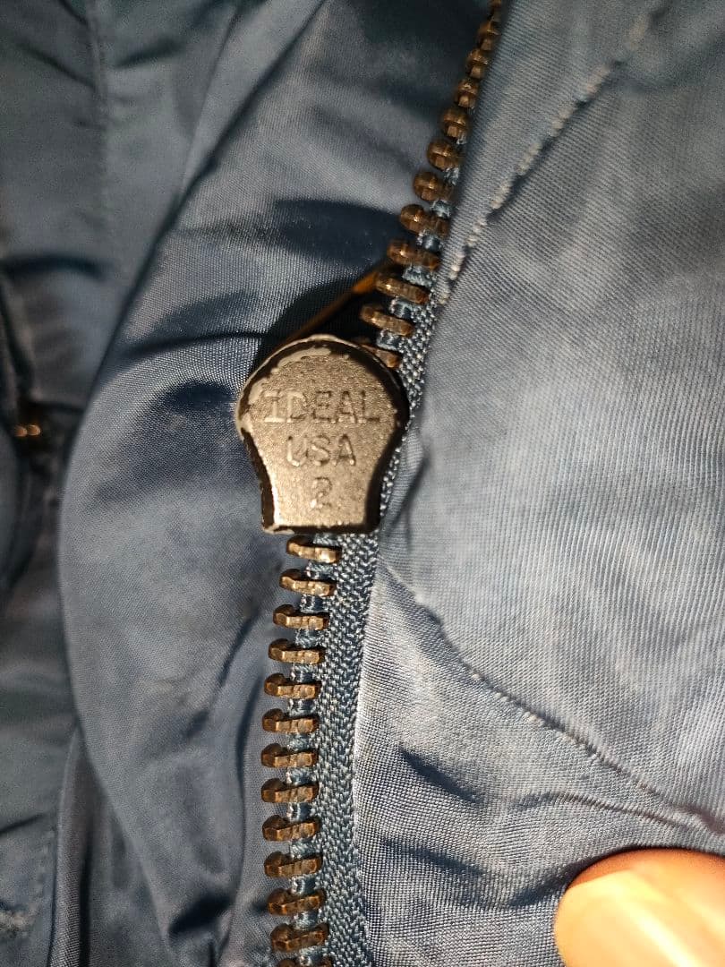 MA-1　サイズ M　alfa アルファ　USA製ビンテージ　エアフォースブルー