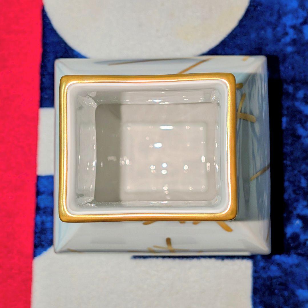 未使用品　マイセン花花瓶　剣マーク　⚔️