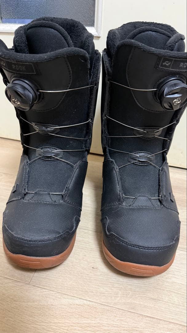 27cm BOAシステム 黒 スノーボードブーツ(男性用)