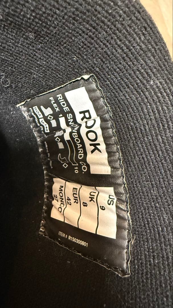 27cm BOAシステム 黒 スノーボードブーツ(男性用)