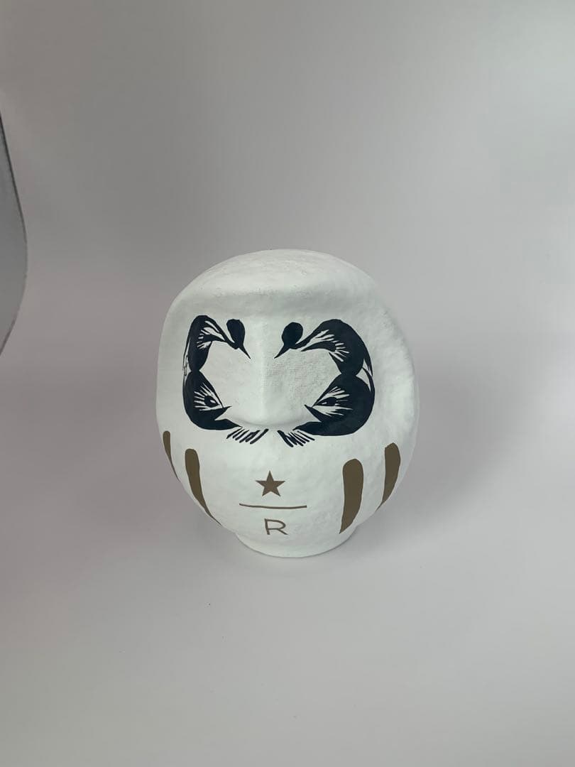 卵型置物 鳥のデザイン 2025年　ダルマ