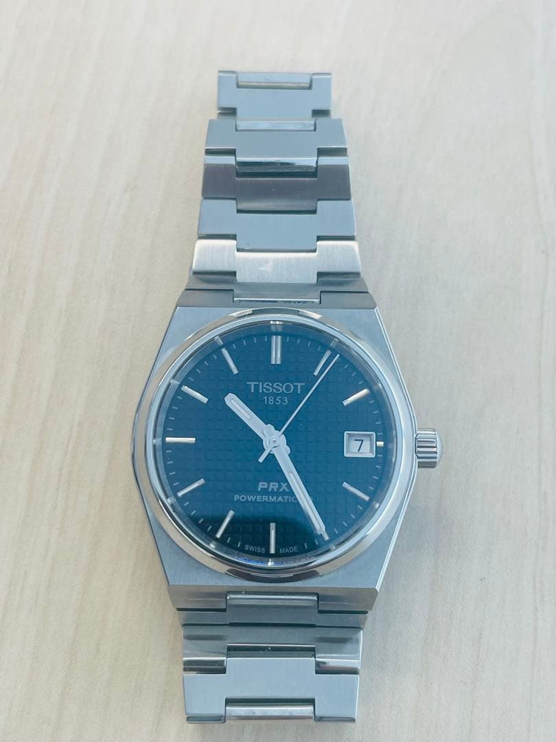 【中古】TISSOT PRX 35MM黒パワーマチック