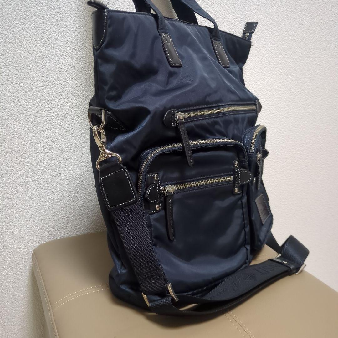 【美品】Lanai TRANSIT HAWAII ネイビー トートバッグ　ハワイ