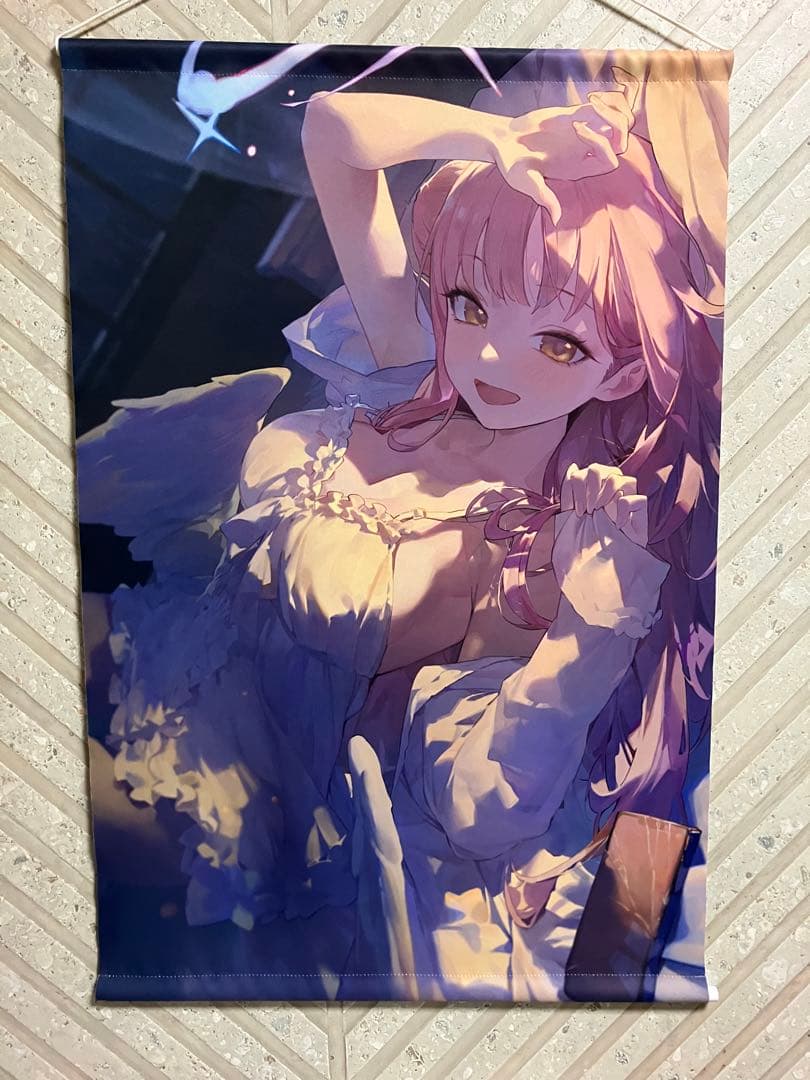 ブルアカ　ブルーアーカイブ　モ誰　もじさん　コミケ　聖園ミカ　B2タペストリー