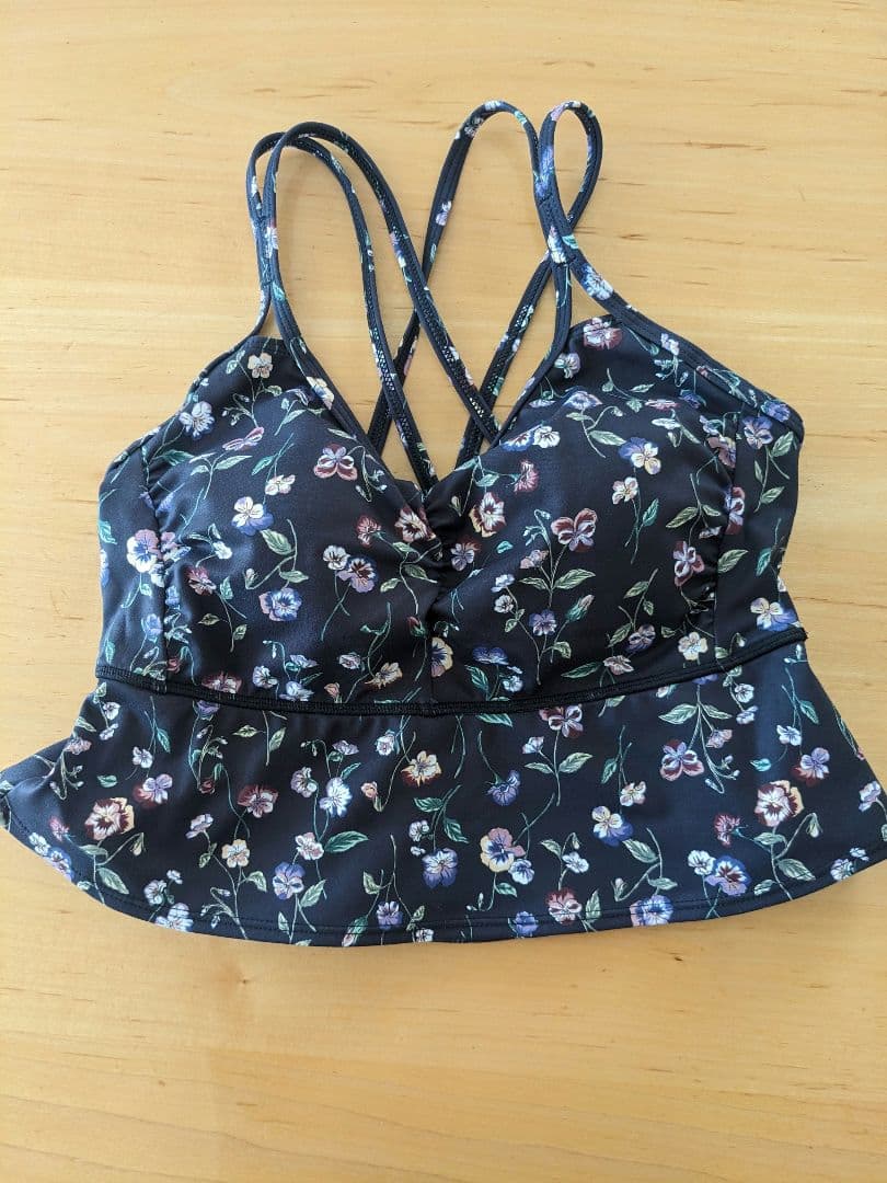 SUKALA 花柄 クロスストラップ ヨガウェア M