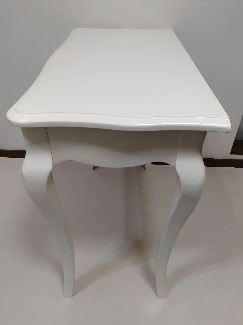 コンソールテーブル 猫脚デスク ドレッサー ホワイト