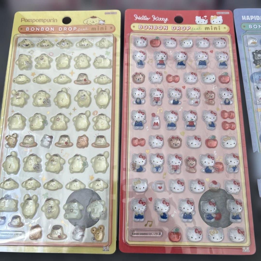 【国内正規品】 サンリオ ボンボンドロップシール ミニ　コンプリート