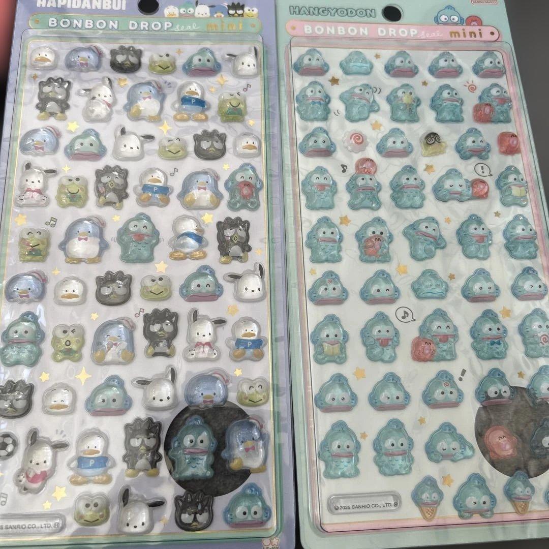 【国内正規品】 サンリオ ボンボンドロップシール ミニ　コンプリート