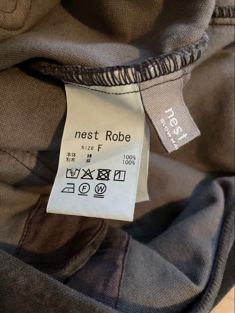 nestRobeネストローブ　コットンベルベットサロペット