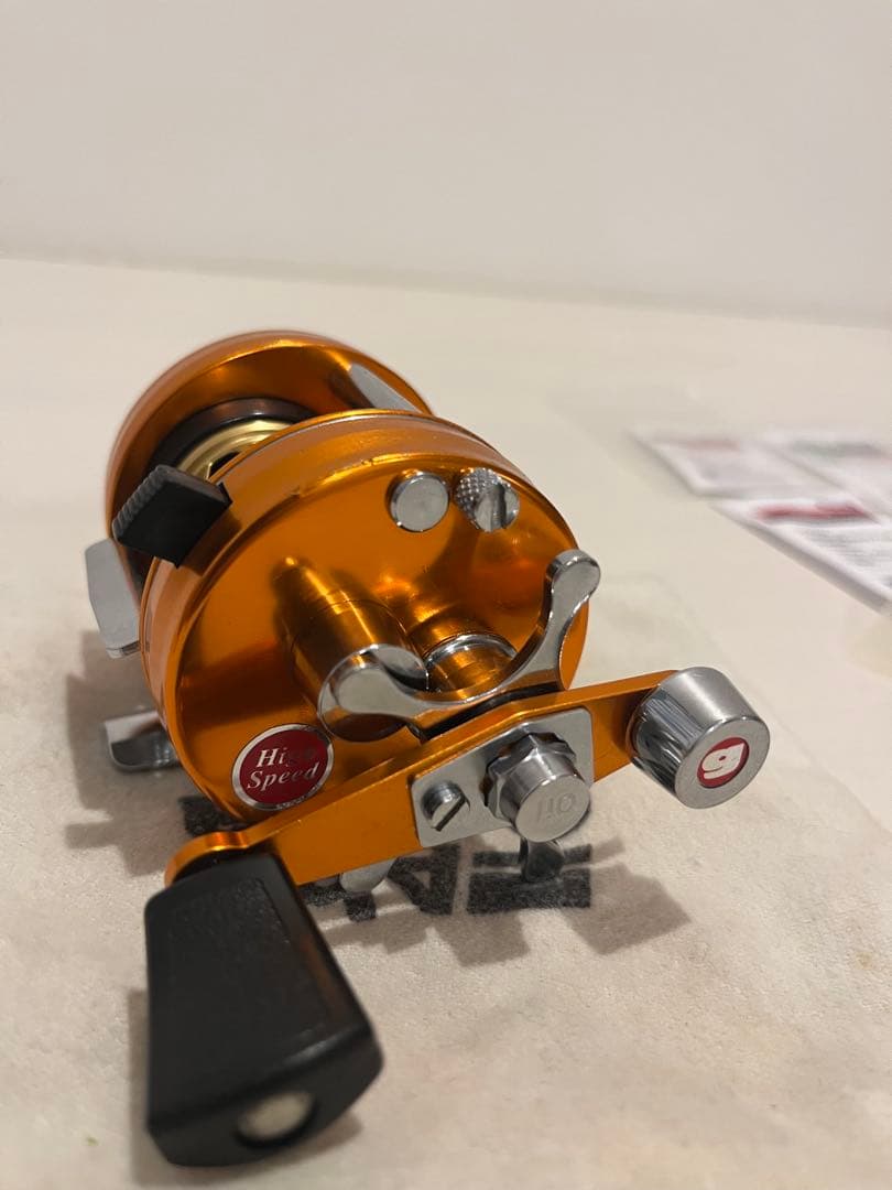 abu アンバサダー1500c フルカスタム　サンセットオレンジ