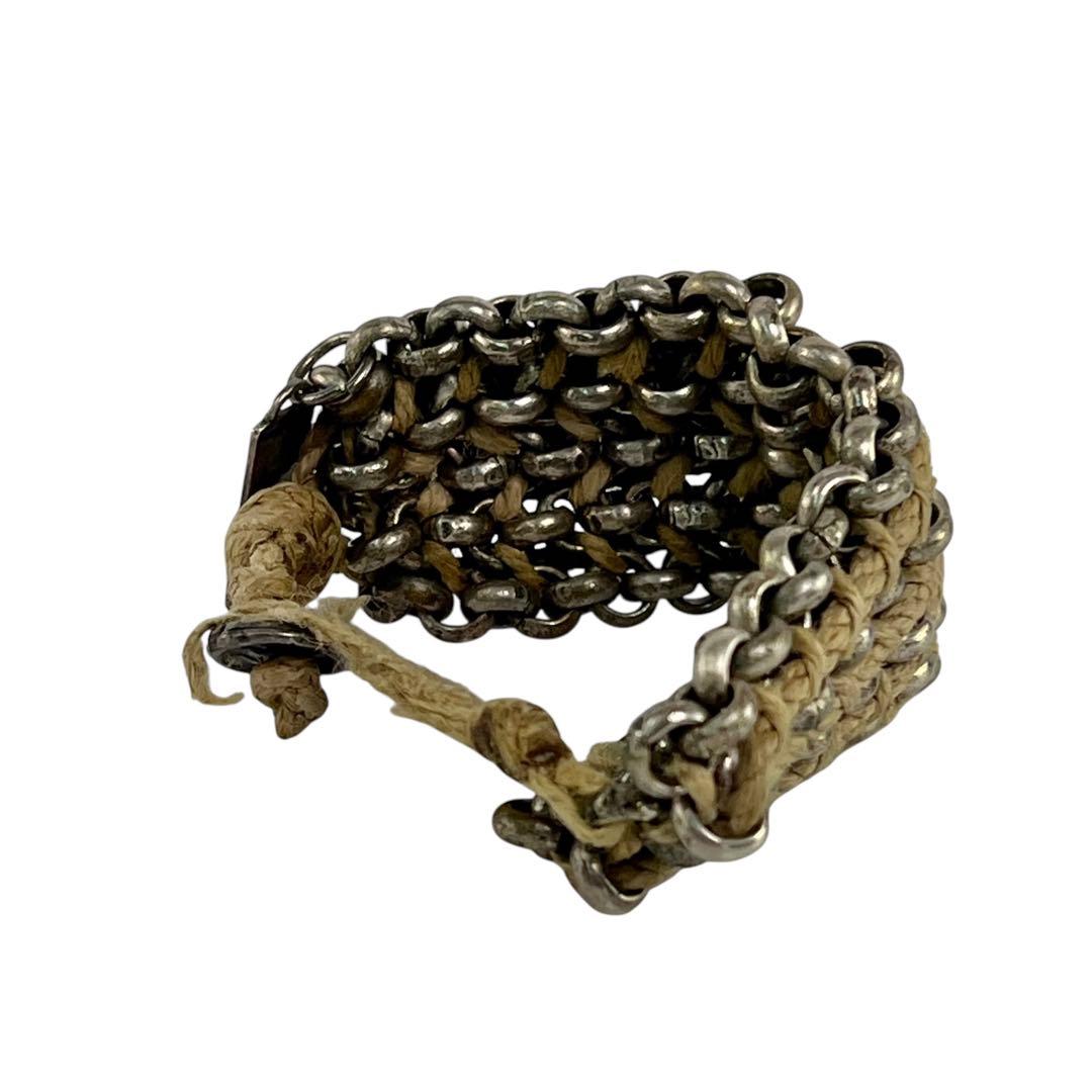 【極希少】マルジェラ　ブレスレット　チェーン　ロープ　バングル　アクセサリー