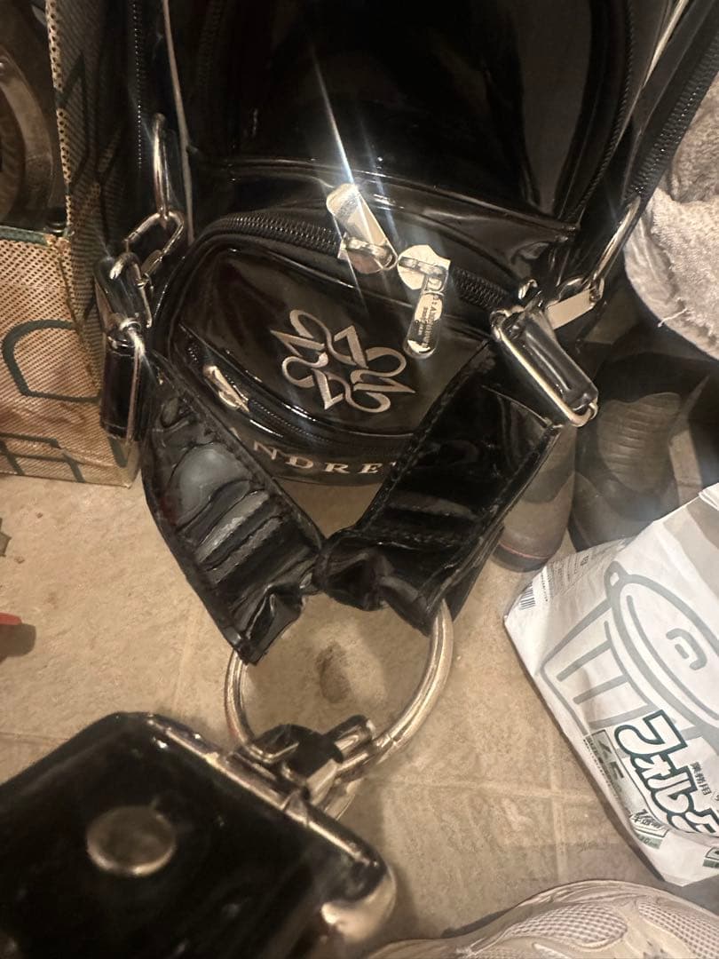 SANDREWS ゴルフバッグ 黒　クラブセット付き