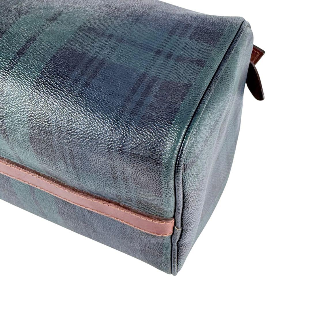 【美品】RALPH LAUREN ラルフローレン　チェック　ミニボストンバッグ