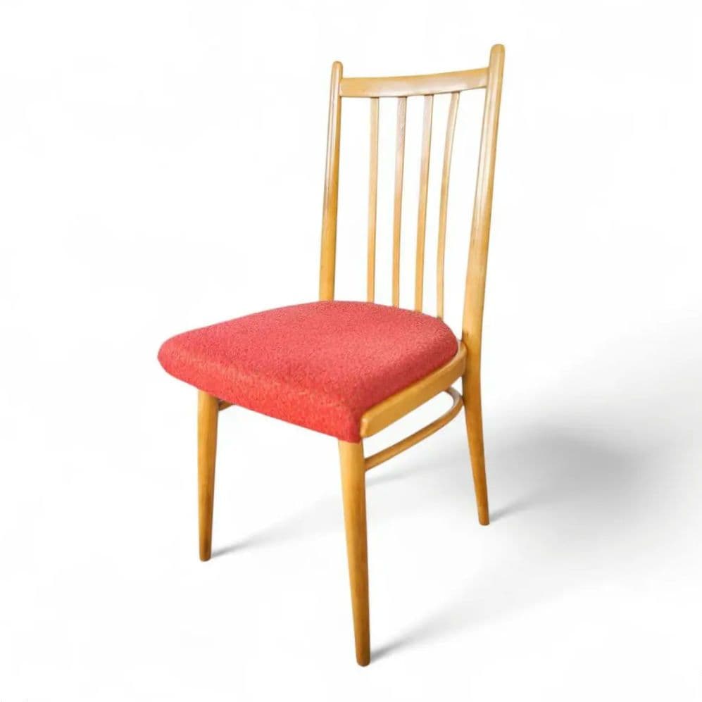 ヴィンテージ TON社製 ファブリック ダイニングチェア チェコ