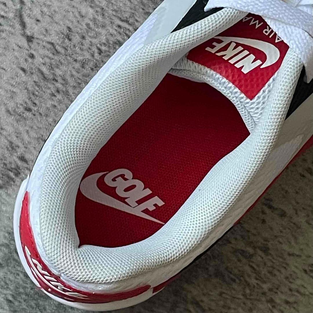 NIKE AIR MAX 90 G 赤 23.5 ナイキ エアマックス ゴルフ