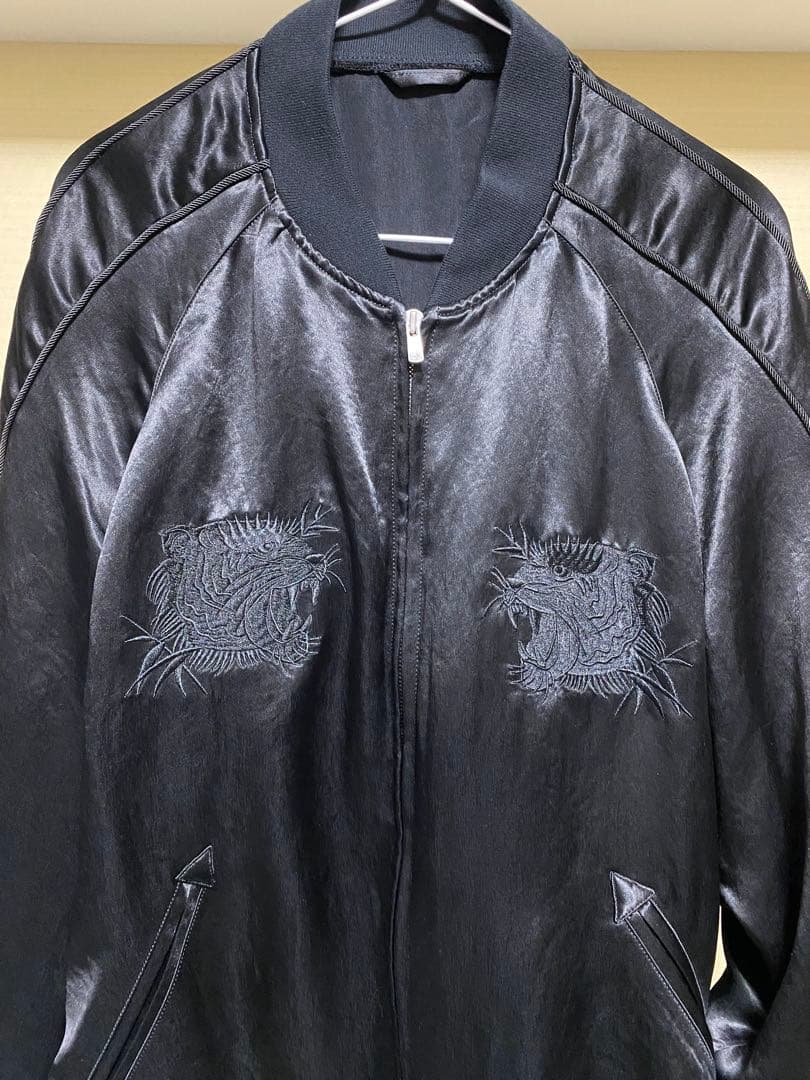 MBブラック虎刺繍スカジャン