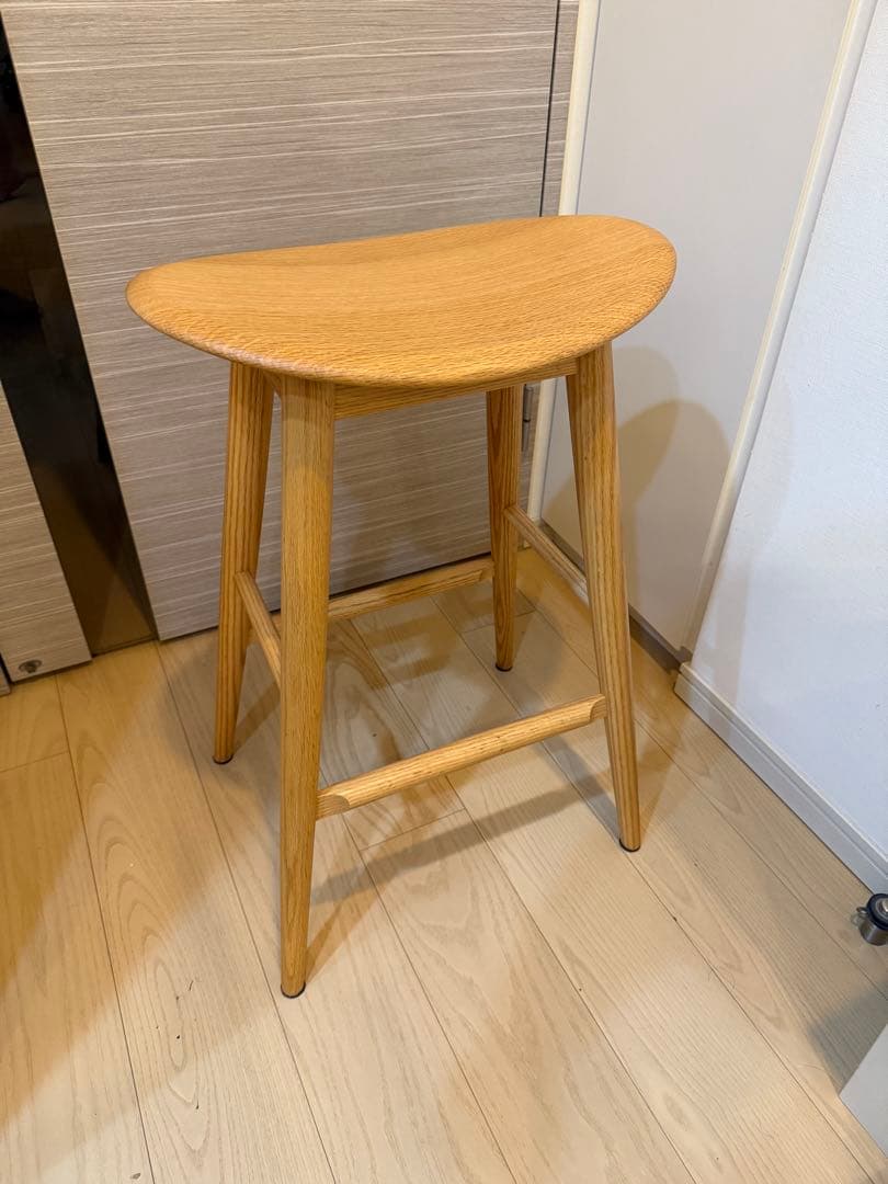 （ゆう様）柏木工 オーク材 ナチュラルウッド ハイスツール 30028095