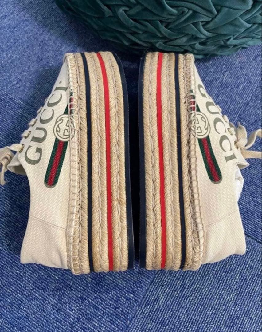 GUCCI 厚底スニーカー 23.5 美品