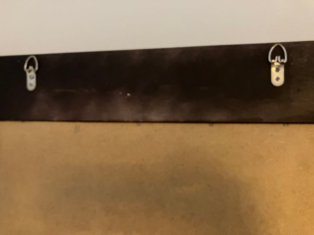 木製フレーム　大型　鏡　ミラー