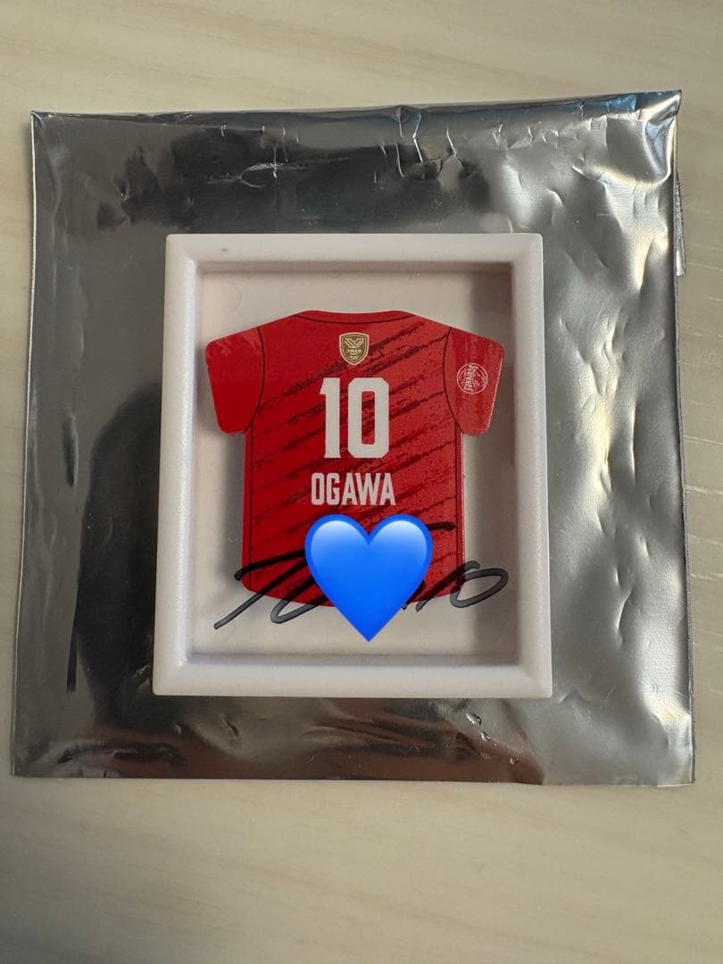 サントリーサンバーズグッズ マグネット 小川智大直筆サイン入り