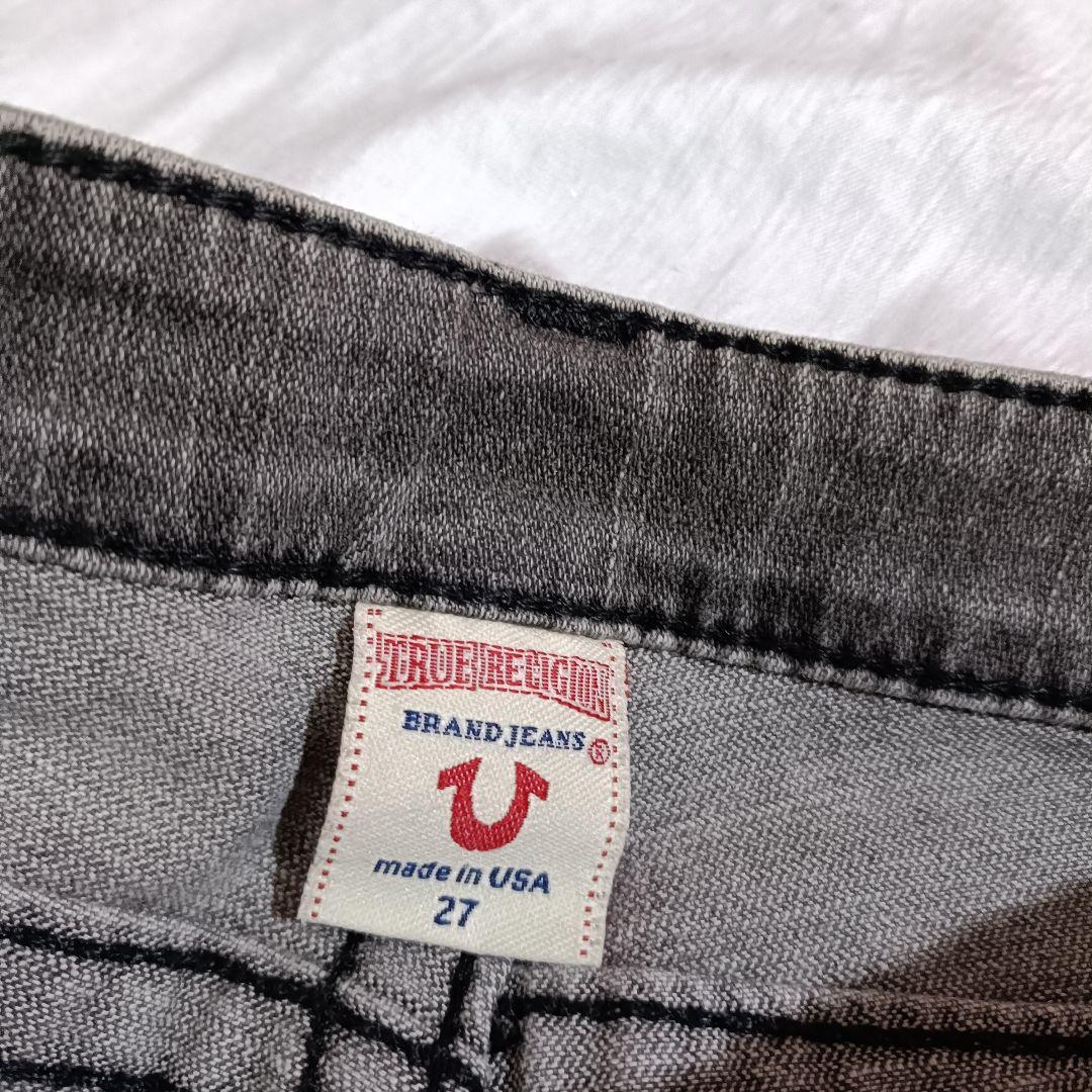 TRUE RELIGION y2k デニム アメリカ製27　ローライズスキニー