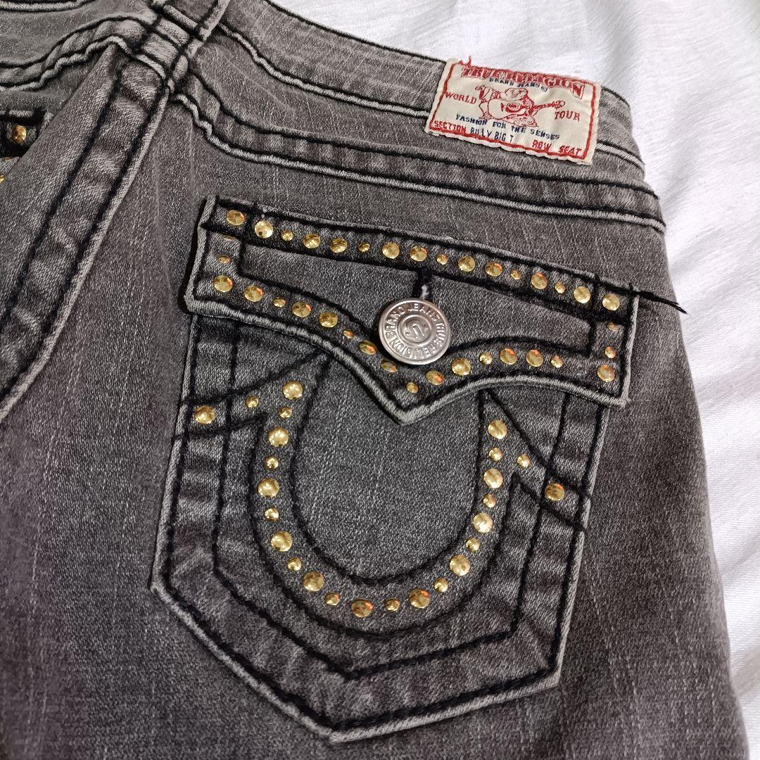 TRUE RELIGION y2k デニム アメリカ製27　ローライズスキニー