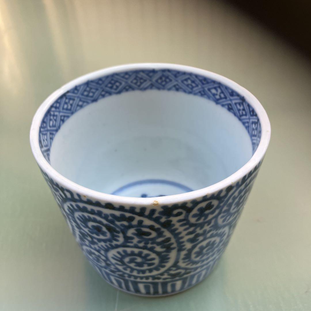 伊万里焼き蛸唐草蕎麦猪口