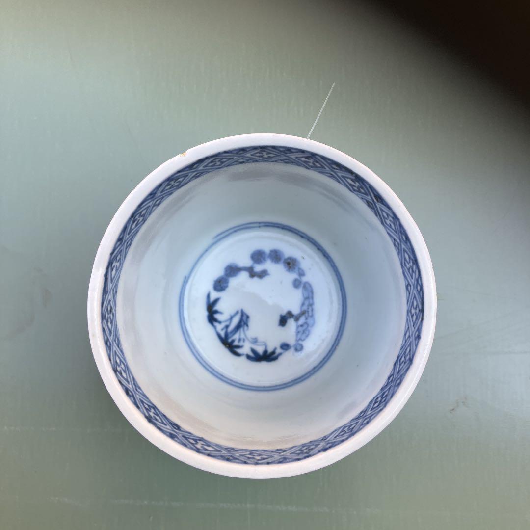 伊万里焼き蛸唐草蕎麦猪口