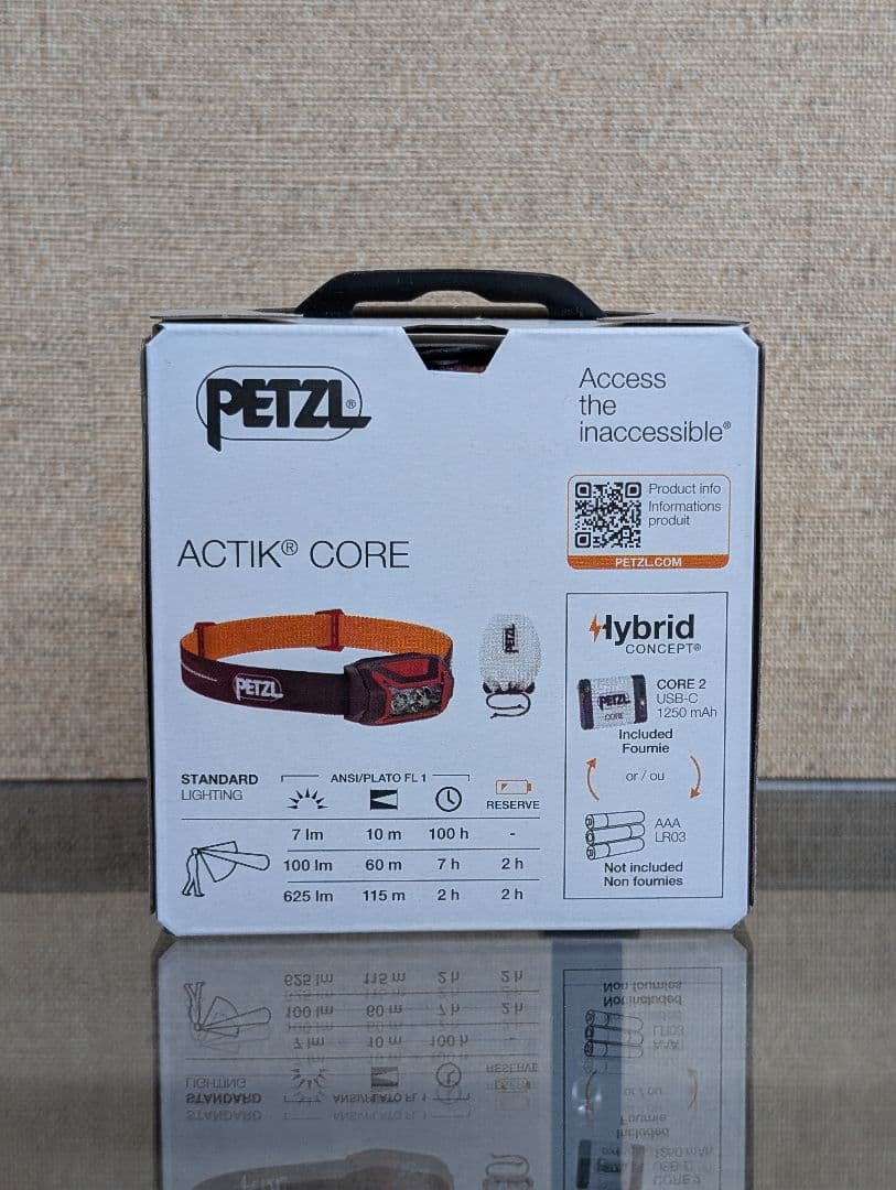 Petzl アクティックコア 新品未使用 日本正規品 625ルーメン