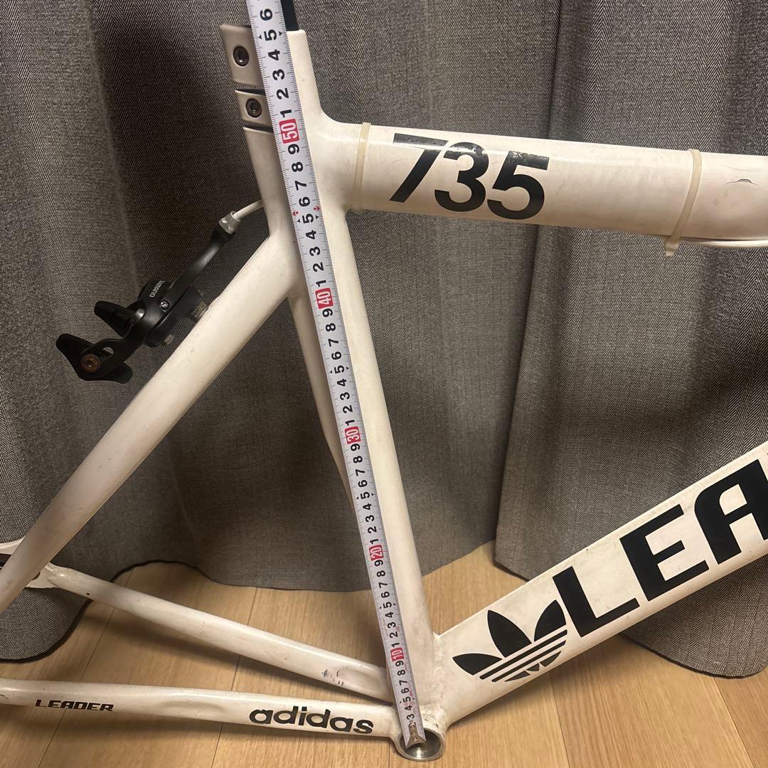 LEADER 735 ピストバイクフレーム ホワイト