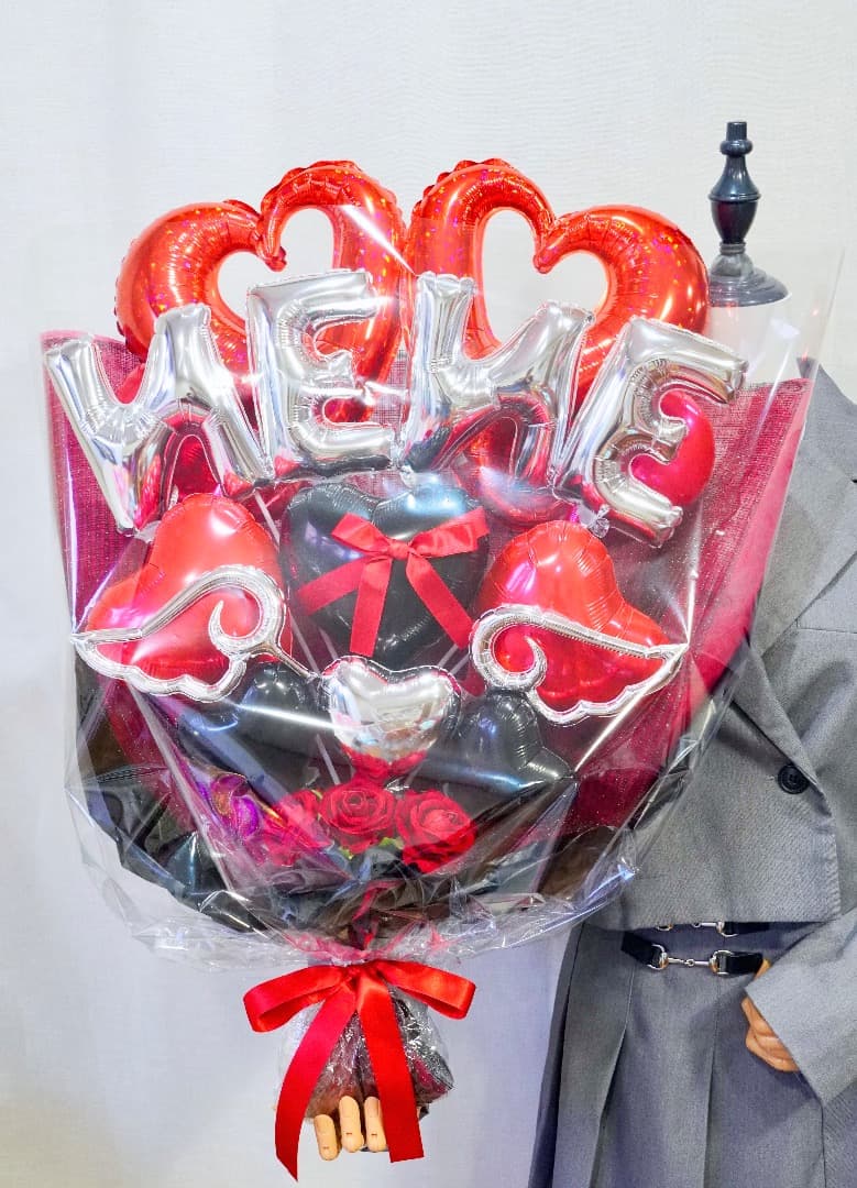 ※ご購入前に文字をご連絡下さい⭐︎Nameバルーン（レッド）BIGサイズ！卒業