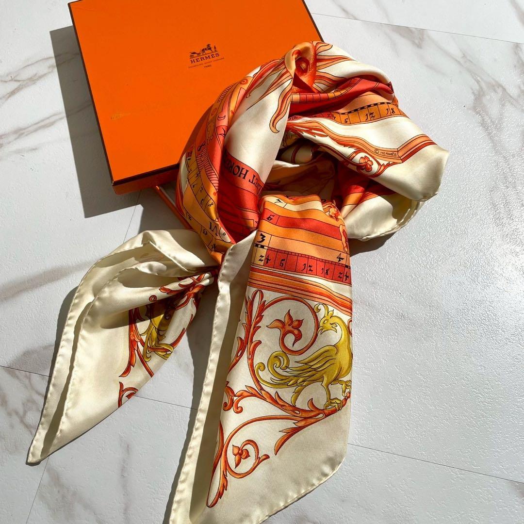 いんくりさん専用　エルメス HERMES カレ 90 占星術 太陽 スカーフ シ