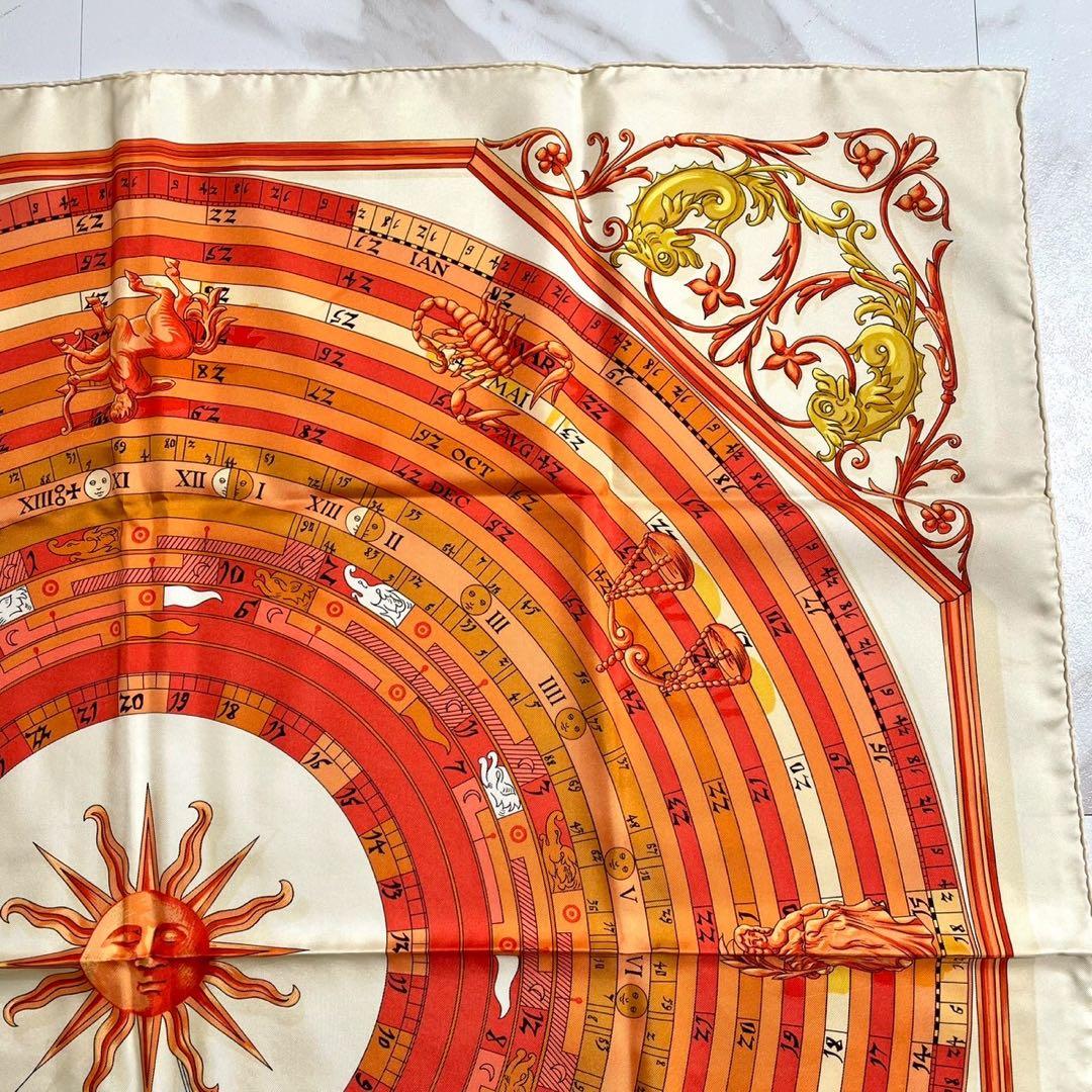 いんくりさん専用　エルメス HERMES カレ 90 占星術 太陽 スカーフ シ