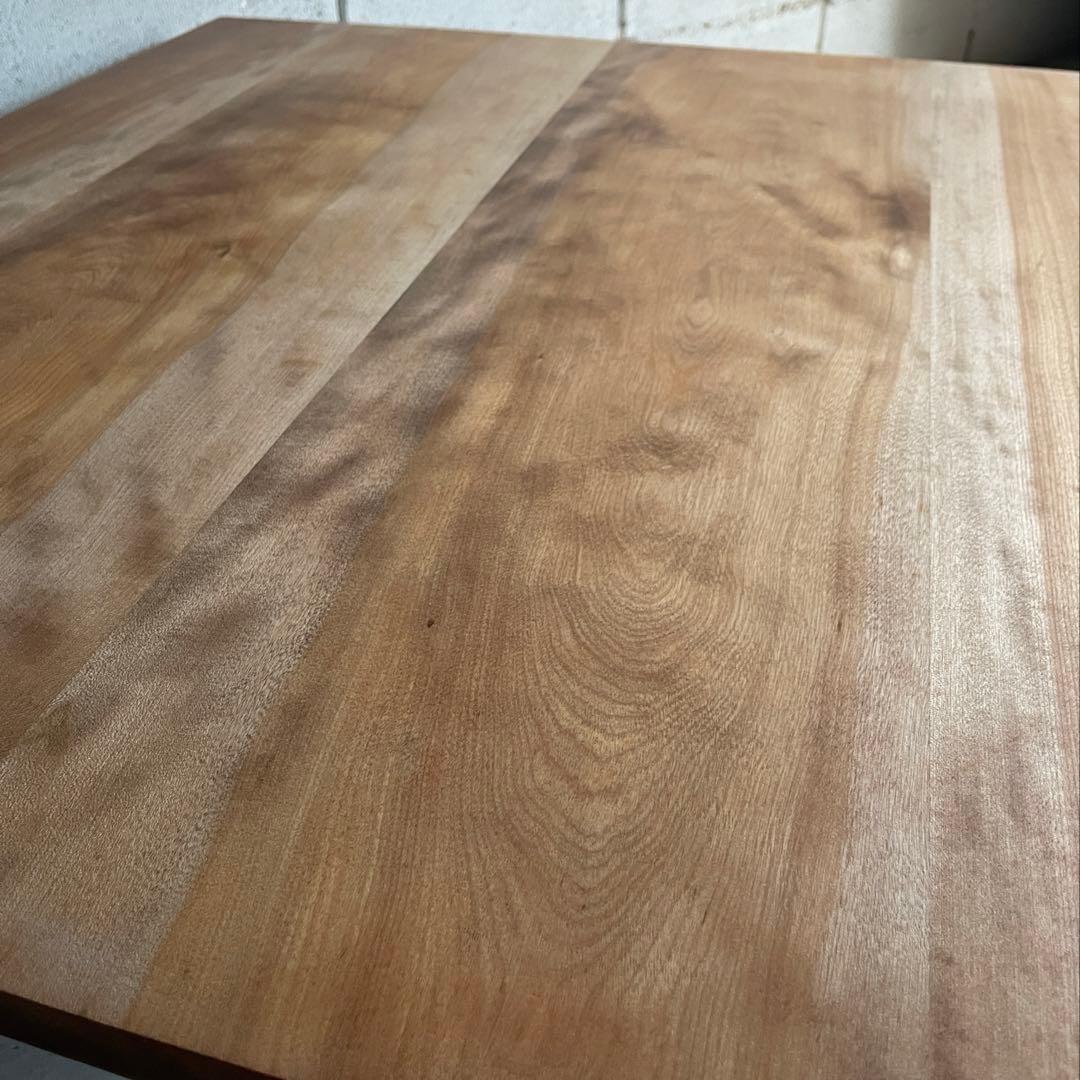 希少　松本民芸家具　ミズメザクラ　天然木無垢材　ローテーブル　センターテーブル