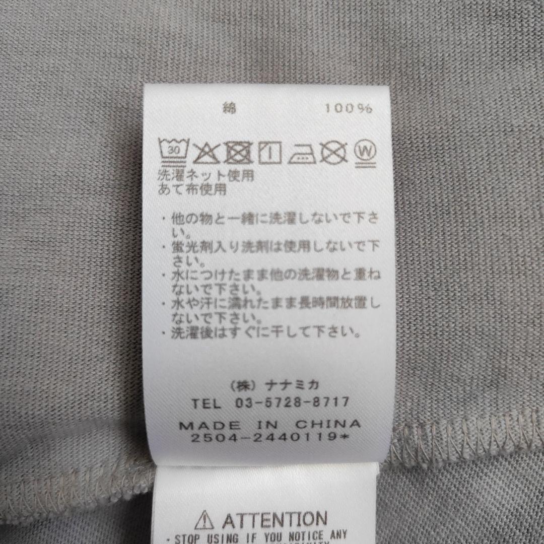 パープルレーベル　ポケットTシャツ　N25FT063　ライトグレー　L　新品②